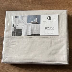 Hotel Collection Supima Flat Sheet - Soft Beige